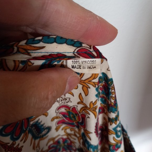 Printed Tunic top, Made in India, Rayon - Picture 7 of 7